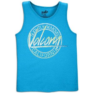 Volcom 80s Art Tank   Mens   Casual   Clothing   Neon/Turquoise