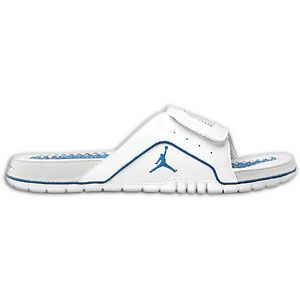 Jordan Hydro V Premier   Mens   Casual   Shoes   White/Military Blue