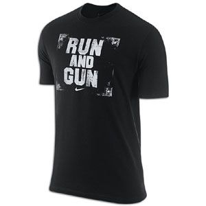 Nike Run and Gun T Shirt   Mens   Basketball   Clothing   Black