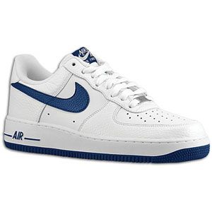 Nike Air Force 1 Low   Mens   Basketball   Shoes   White/Midnight