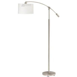 Westwood One Light Cantilever Floor Lamp in Brushed Nickel