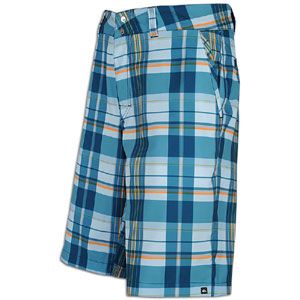 Quiksilver Overboard Plaid Short   Mens   Casual   Clothing   Bermuda