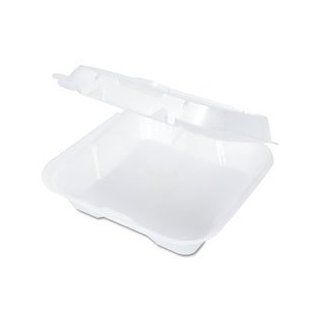 Snap it Vented Foam Hinged Container with 3 Compartment in