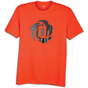 adidas Rose Logo T Shirt   Mens   Basketball   Clothing   Infrared