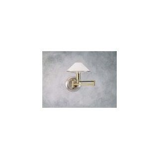 Holtkoetter Two Tone Satin Nickel Swing Arm Wall Lamp