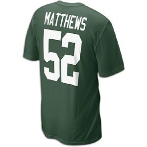 Nike NFL Player T Shirt   Mens   Clay Matthews   Green Bay Packers