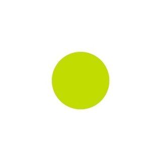 Blank 4 Circle Paper Label, Fluorescent Chartreuse