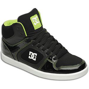 DC Shoes Union Hi   Mens   Skate   Shoes   Black/Soft Lime