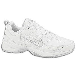 Nike T Lite VIII Leather   Womens   White/White/Neutral Grey/Metallic