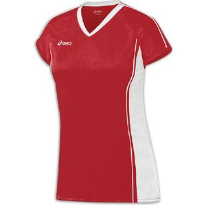 ASICS® Replay S/S Jersey   Womens   Volleyball   Clothing   Red