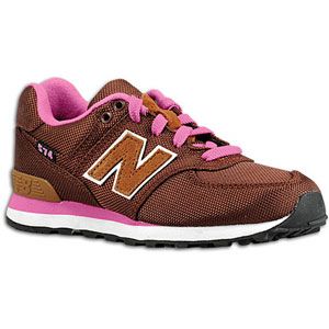 New Balance 574   Girls Preschool   Running   Shoes   Chocolate/Pink