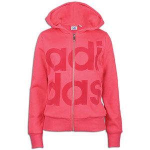 adidas Originals College Hooded Track Jacket   Womens   Super Pink