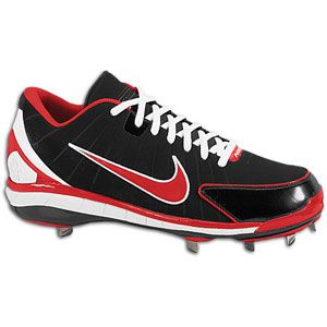 Nike Air Huarache 2K4 Low   Mens   Baseball   Shoes   Black/Game Red