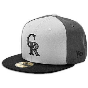 New Era MLB 59fifty Tri Pop Cap   Mens   Rockies   Grey/Black