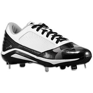 Under Armour Yard Low ST   Mens   Baseball   Shoes   White/Black