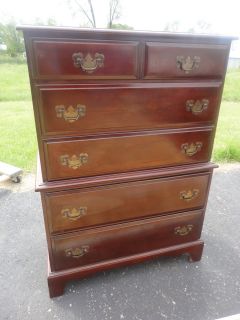 Hungerford Memphis Furniture Mahogany Highboy Chest Chippendale