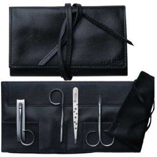Rubis 4 Piece Manicure Set in Leather Pouch Beauty