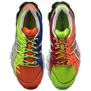 ASICS® Gel   Kinsei 4   Mens   Running   Shoes   Mosaic/White