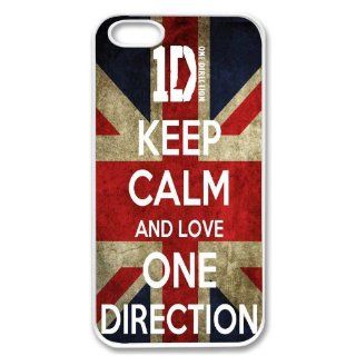 Apple iPhone 5 One Direction SLIM WHITE Sides Case Cover