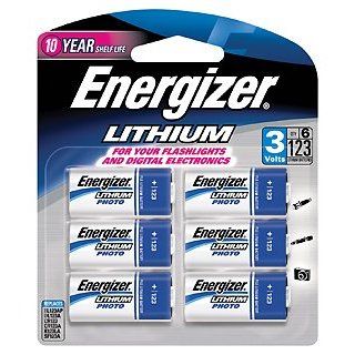   Energizer Ultimate Lithium 123 3v, 6 Pack