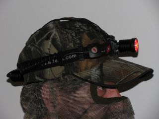 Red LED Predator Hunting Light, Scanning Headlight, coyote/fox/bobcat