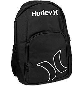 Hurley Icon Womens Jrs Black Backpack New
