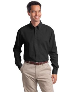 Port Authority Mens Long Sleeve Value Poplin Shirt. S632
