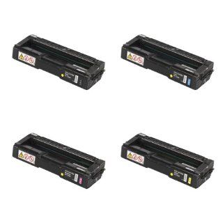 Ricoh Aficio SPC220S Toner Cartridge Set (OEM) Black, Cyan