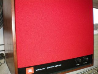 New JBL 4311 and JBL 4312 Red Speaker Grill Cover Reproductions