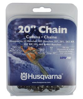 Husqvarna 531300441 20 H80 72 Chainsaw Chain .3/8 by .050 LowVib