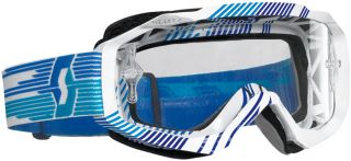 New Scott Hustle Arcade Goggle Clear No Fog MX ATV Motorcycle
