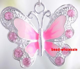 5pcs 10pcs Beautiful Enamel Animal Butterfly Pendant Charms U Choose