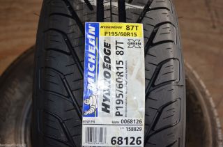 New 195 60 15 Michelin HydroEdge Tires