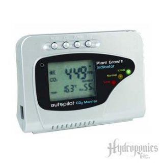 Autopilot Desktop CO2 Monitor Hydrofarm Temperature Humidity 24 Hour