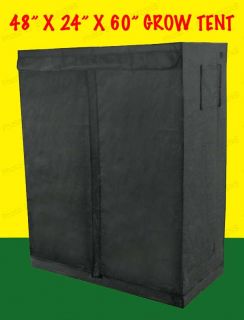 Hydroponic Plant Grow Growing Tent Box Room 4 x 2 x 5ft