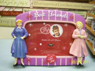 NIB I Love Lucy best friends picture frame
