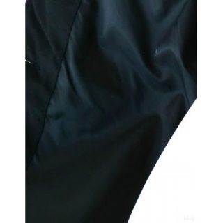 Longer Classic Marvin Richards Black Quilted Jacket Car Coat Medium L