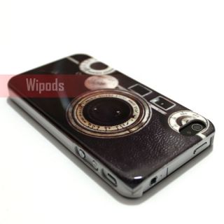 Retro Camera Hard Plastic Back Case Cover Skin for Apple iPhone 4 4S