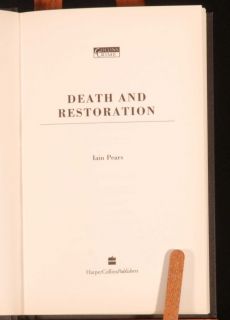 1996 Iain Pears Death and Restoration 1st D J Mystery