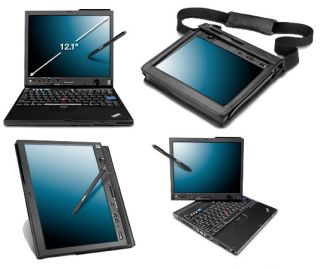 IBM Lenovo ThinkPad X61 Core Duo 1 6GHz 1GB 120GB Pen Tablet Notebook