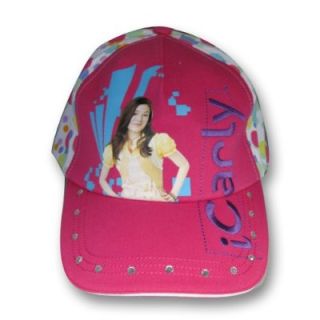 New Nickelodeon Girls Pink iCarly Baseball Cap Hat