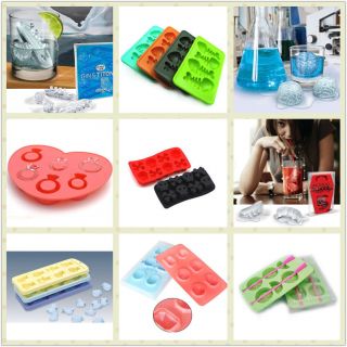 Multi Pattern Novelty Ice Candy Cube Tray Mold Maker
