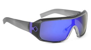 Authentic Spy Optic Haymaker Sunglasses Black Ice w Purple Spectra