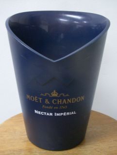 Moet Chandon Nectar Imperial Champagne Wine Ice Bucket Blue