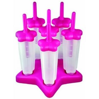 Tovolo Star Ice Pop Molds Cool Treat Popsicle Maker 80 4562 Pink