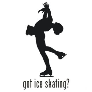 Got Ice Skating Skate Vinyl Graphic Decal Sticker
