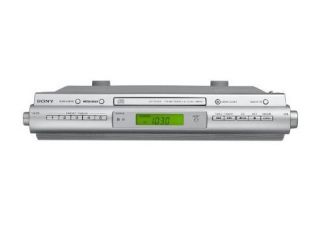  Cabinet Kitchen CD Player Clock AM/FM Radio Digital Tuner ICF CDK50