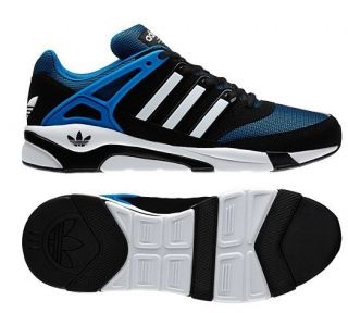 new Adidas Originals Mens Icon LQC Shoes Black Blue White Trainers