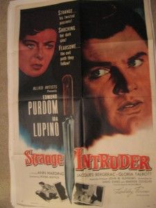 Strange Intruder 1956 Ida Lupino 1 Sheet 27 x 41