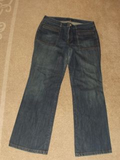 Banana Republic Wide Leg Front Pocket Trouser Jeans 14 x 32 5